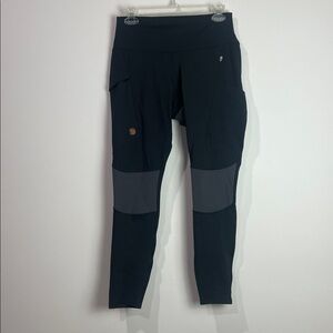 Fjallraven Abisko Trekking Tights Pro Women’s L Large Black Gray